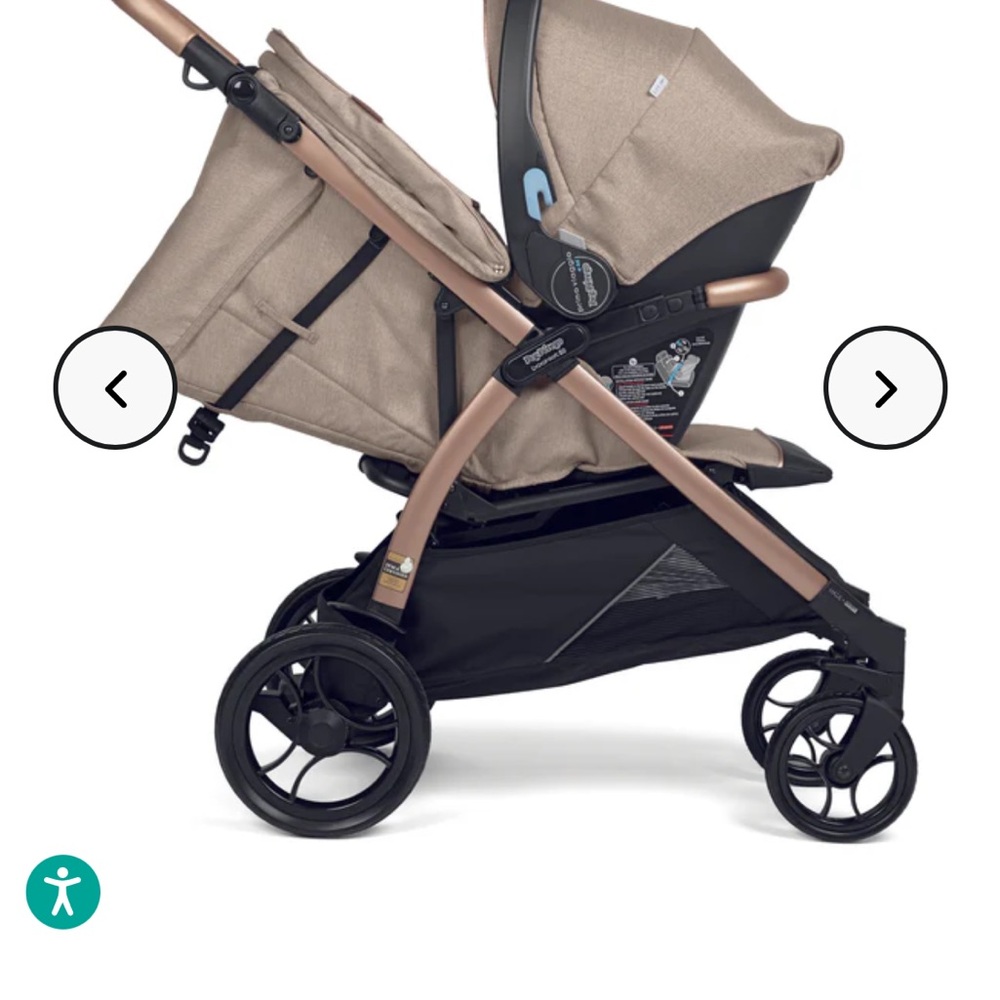 Peg perego Tan and Black Stroller